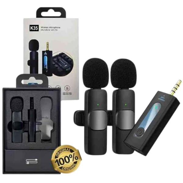 K35 Wireless Microphone For 3.5mm Supported Devices
