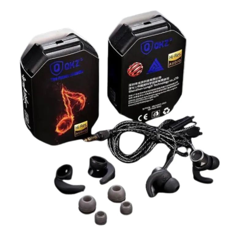 QKZ DM10 Metallic Earbuds Stereo Earphones