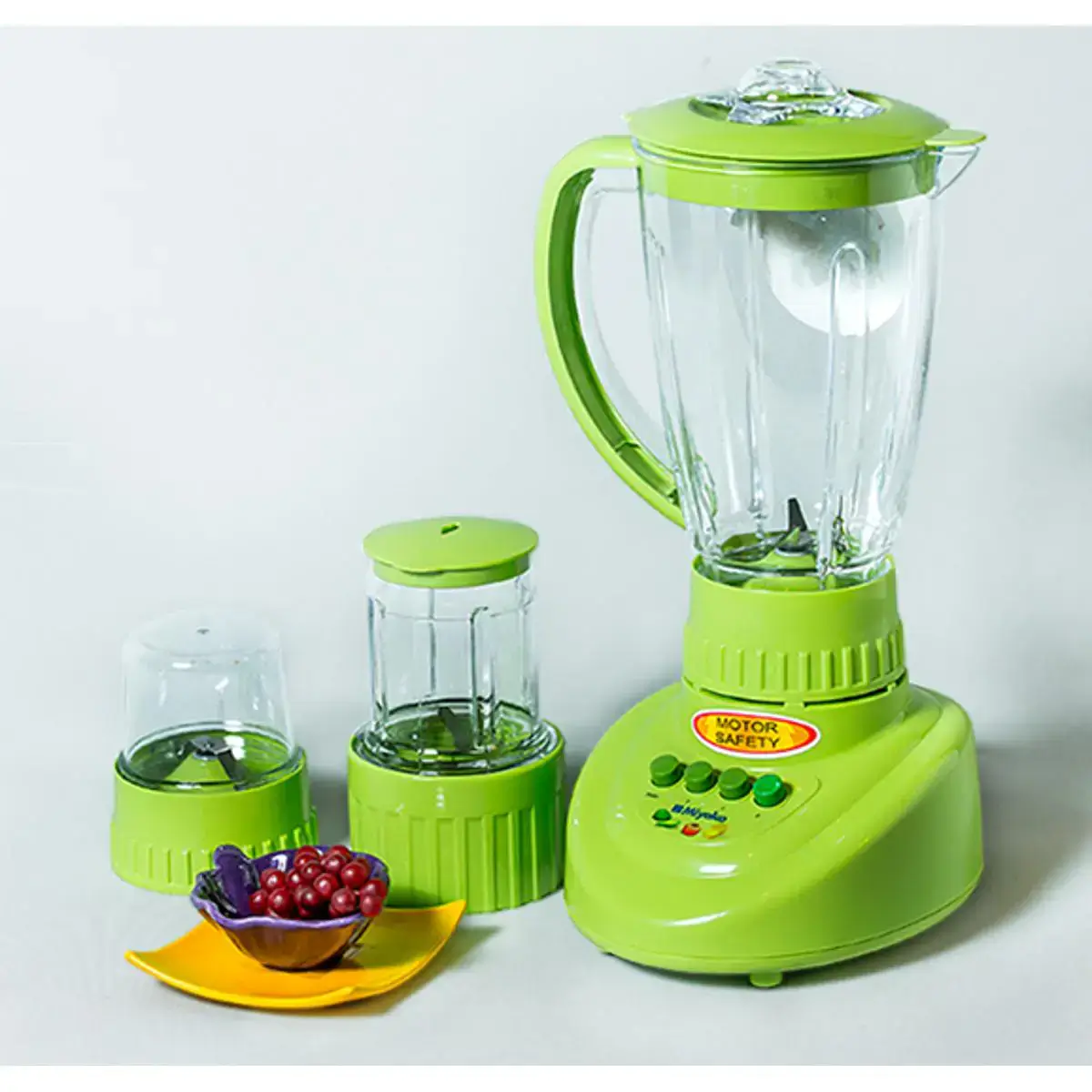 Miyako BL-152 PF-AP Electric Blender with Dry and Wet Mill - 3 Jars