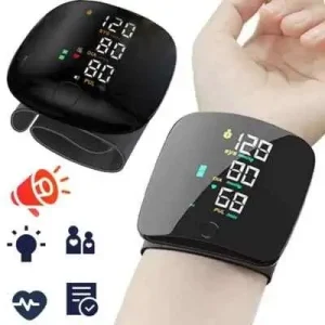 Automatic Rechargeable Digital Touch Screen Wrist-type Blood-Pressure Machine/ BP Machine