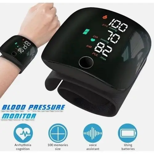 Automatic Rechargeable Digital Touch Screen Wrist-type Blood-Pressure Machine/ BP Machine - Image 4